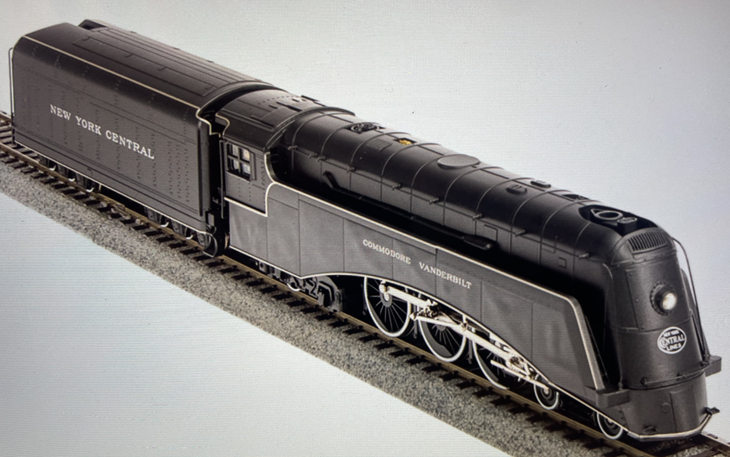 Lionel 2531870 - Vision Line Commodore Vanderbilt Hudson Steam Locomotive "New York Central" (All Black) - Custom Run for MrMuffin'sTrains