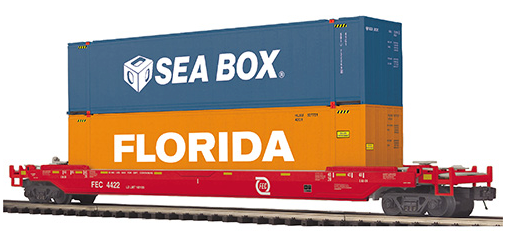 MTH 20-95788 - Husky Stack Car "Florida East Coast" #4422 - Custom Run for MrMuffin'sTrains