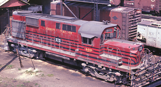MTH 20-2205LV1-1 - Premier - RS-11 Low Hood Diesel Engine "Lehigh Valley" #400 w/ PS3 - Custom Run for MrMuffin'sTrains