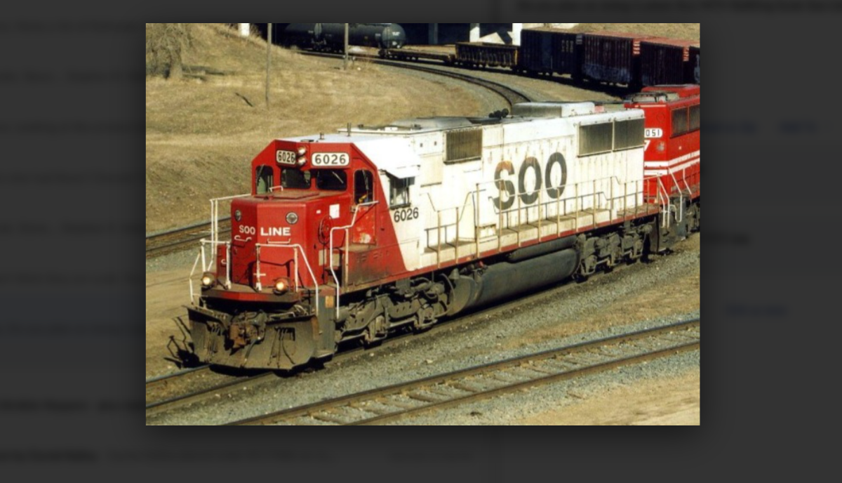 MTH 30-213SOO1-1 - SD60 Diesel Engine "SOO" #6026 w/ PS3 - Custom Run for MrMuffin'sTrains
