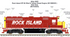 Atlas O 30138692S - Premier - GP40 Diesel Locomotive "Rock Island" #393 - Custom Run for MrMuffin'sTrains