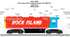 Atlas O 30138691S - Premier - GP40 Diesel Locomotive "Rock Island" #4710 - Custom Run for MrMuffin'sTrains