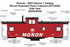 MTH 20-91838 - Extended Vision Caboose "Monon" #81532 - Custom Run for MrMuffin'sTrains