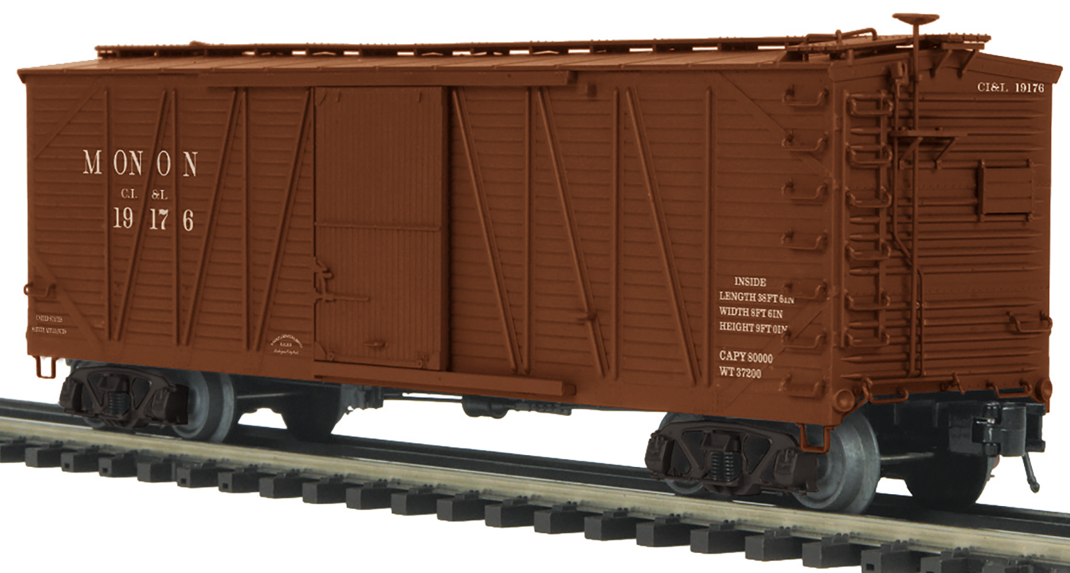 MTH 20-99460 - 40’ USRA Single Sheathed Box Car "Monon" - Custom Run for MrMuffin'sTrains