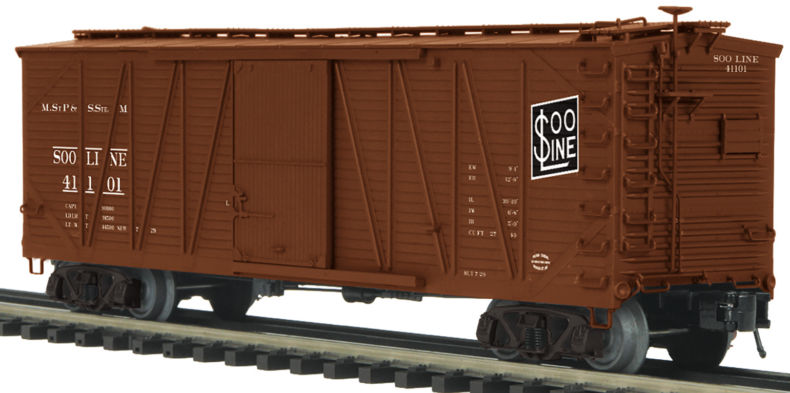 MTH 20-99461 - 40’ USRA Single Sheathed Box Car "SOO Line" - Custom Run for MrMuffin'sTrains