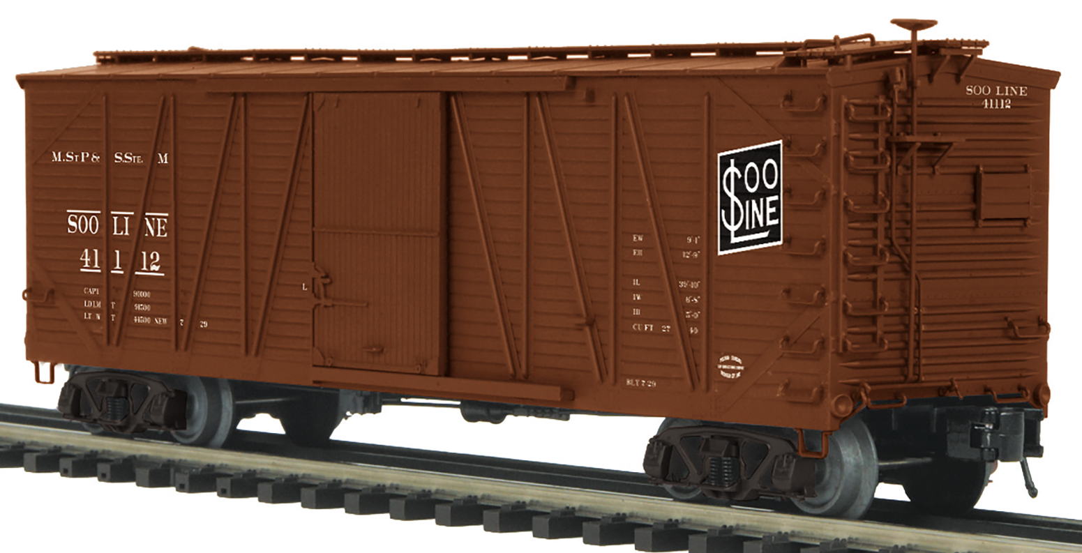 MTH 20-99463 - 40’ USRA Single Sheathed Box Car "SOO Line" - Custom Run for MrMuffin'sTrains