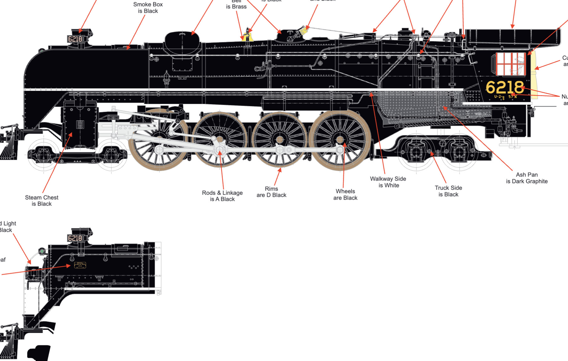 MTH 20-30133-1 - 4-8-4 Steam Locomotive "Canadian National" #6218 w/ PS3 - Custom Run for MrMuffin'sTrains - MrMuffin'sTrains