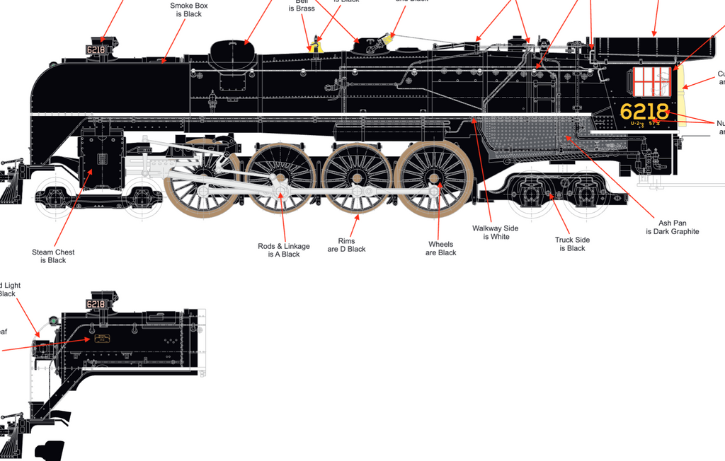 MTH 20-30133-1 - Premier - 4-8-4 Steam Locomotive 