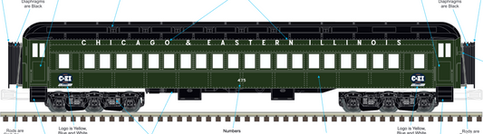 Atlas O - Premier - 70" Madison Heavyweight Passenger Car “Dixie Flyer" (8-Car) - Custom Run for MrMuffin'sTrains - MrMuffin'sTrains