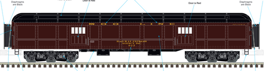 Atlas O - Premier - 70" Madison Heavyweight Passenger Car Set "Soo Line" (8-Car) - Custom Run for MrMuffin'sTrains - MrMuffin'sTrains