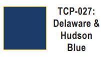Tru-Color Paint - TCP-027 - Delaware & Hudson - Blue (Solvent-Based Paint)