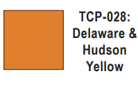 Tru-Color Paint - TCP-028 - Delaware & Hudson - Yellow (Solvent-Based Paint)