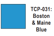 Tru-Color Paint TCP-031 - Boston & Maine - Blue (Solvent-Based Paint)
