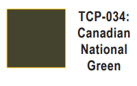 Tru-Color Paint - TCP-034 - Canadian National - Green (Solvent-Based Paint)