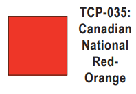 Tru-Color Paint - TCP-035 - Canadian National - Red/Orange (Solvent-Based Paint)