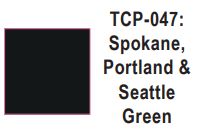 Tru-Color Paint - TCP-047 - Spokane, Portland & Seattle - Green (Solvent-Based Paint)