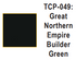 Tru-Color Paint - TCP-049 - Burlington Northern Empire Builder - Green (Solvent-Based Paint)