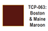 Tru-Color Paint - TCP-063 - Boston & Maine - Maroon (Solvent-Based Paint)