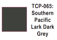 Tru-Color Paint - TCP-065 - Southern Pacific - Lark Dark Gray (Solvent-Based Paint)