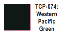Tru-Color Paint - TCP-074 - Western Pacific - Green (Solvent-Based Paint)