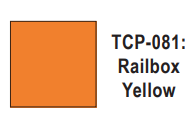 Tru-Color Paint - TCP-081 - Railbox Yellow (Solvent-Based Paint)
