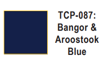 Tru-Color Paint - TCP-087 - Bangor & Aroostook - Blue (Solvent-Based Paint)
