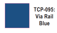 Tru-Color Paint TCP-095 - VIA - Blue (Solvent-Based Paint)