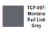 Tru-Color Paint - TCP-097 - Montana Rail Link - Gray (Solvent-Based Paint)