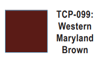 Tru-Color Paint - TCP-099 - Western Maryland - Brown (Solvent-Based Paint)