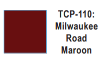 Tru-Color Paint TCP-110 - Milwaukee Road - Maroon (Solvent-Based Paint)
