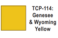 Tru-Color Paint - TCP-114 - Genesee & Wyoming - Yellow (Solvent-Based Paint)