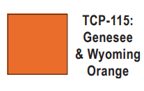 Tru-Color Paint - TCP-115 - Genesee & Wyoming - Orange (Solvent-Based Paint)