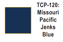 Tru-Color Paint - TCP-120 - Missouri Pacific - Jenks Blue (Solvent-Based Paint)