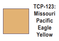 Tru-Color Paint - TCP-123 - Missouri Pacific - Eagle Yellow (Solvent-Based Paint)