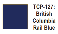 Tru-Color Paint - TCP-127 - British Columbia Rail - Blue (Solvent-Based Paint)
