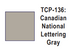Tru-Color Paint - TCP-136 - Canadian National - Lettering Gray (Solvent-Based Paint)