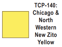 Tru-Color Paint TCP-140 - Chicago & North Western - New Zilo Yellow (Solvent-Based Paint)