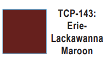 Tru-Color Paint - TCP-143 - Erie Lackawanna - Maroon (Solvent-Based Paint)