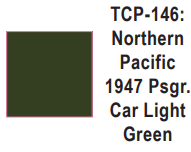 Tru-Color Paint - TCP-146 - Northern Pacific - 1947 Psgr. Car Light Green (Solvent-Based Paint)