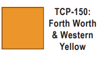 Tru-Color Paint - TCP-150 - Forth Worth & Western - Yellow (Solvent-Based Paint)