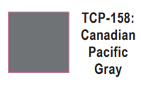 Tru-Color Paint - TCP-158 - Canadian Pacific  - Gray (Solvent-Based Paint)