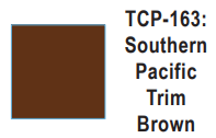 Tru-Color Paint - TCP-163 - Southern Pacific - Trim Brown (Solvent-Based Paint)