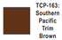 Tru-Color Paint - TCP-163 - Southern Pacific - Trim Brown (Solvent-Based Paint)