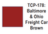 Tru-Color Paint - TCP-178 - Baltimore & Ohio - Freight Car Brown  (Solvent-Based Paint)
