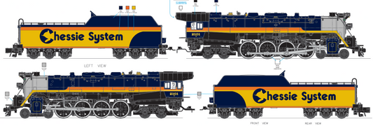 Lionel 2631710 - Legacy - T1 Steam Locomotive "Chessie" #2101 - Custom Run for MrMuffin'sTrains