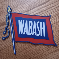 Trackside 3D #55 - 3D Printed Railroad Signs "Wabash"