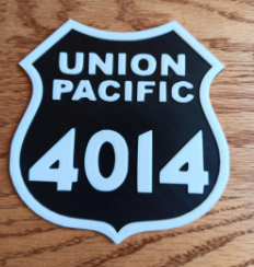 Trackside 3D #56 - 3D Printed Railroad Signs "Union Pacific" (4014)