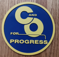 Trackside 3D #59 - 3D Printed Railroad Signs "Chesapeake & Ohio" (For Progress)