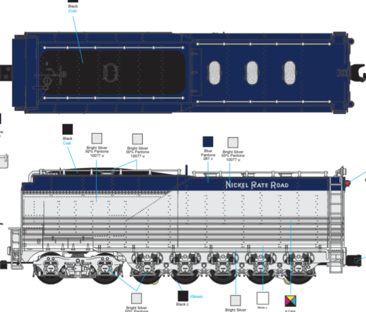 Lionel 2731560 - Legacy - Vision Line Big Boy Steam Locomotive "Nickel Plate Road" #4777 - Custom Run for MrMuffin'sTrains