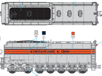 Lionel 2731570 - Legacy - Vision Line Big Boy Steam Locomotive "Chessie" #2789 - Custom Run for MrMuffin'sTrains